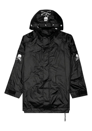Mastermind World skull-print hooded windbreaker - Black