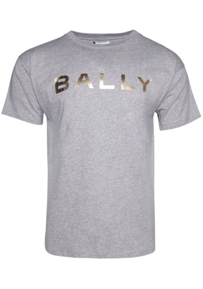 Bally logo-print mélange cotton T-shirt - Grey