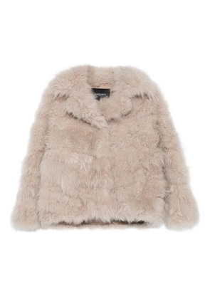 Simonetta Ravizza lapel-collar jacket - Neutrals