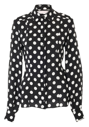 Carolina Herrera polka-dot shirt - Black