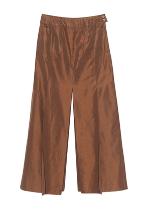 CHANEL Pre-Owned 1999 slit long skirt - Brown