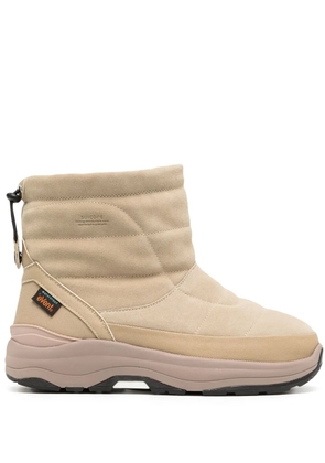 Suicoke Bower suede snow boots - Neutrals