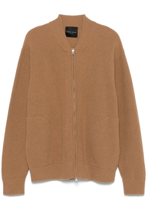 Roberto Collina merino wool cardigan - Brown