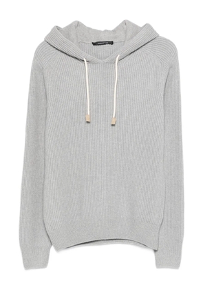 Tagliatore hooded sweater - Grey