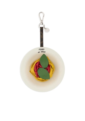 FENDI spaghetti charm - White