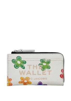 Marc Jacobs The Wild Daisy Top-Zip wallet - White