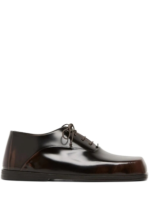 Marsèll Musetto patent-leather Oxford shoes - Brown