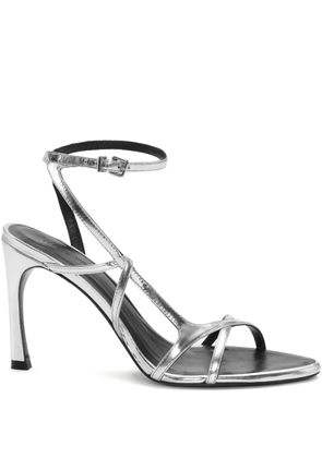 ROTATE BIRGER CHRISTENSEN strappy leather sandals - Silver
