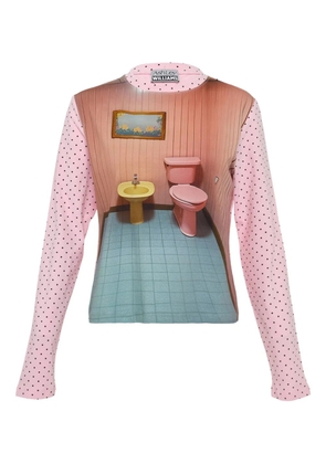 Ashley Williams polka-dot long-sleeve T-shirt - Pink