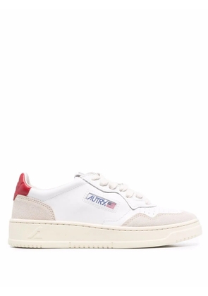 Autry side logo-patch sneakers - White
