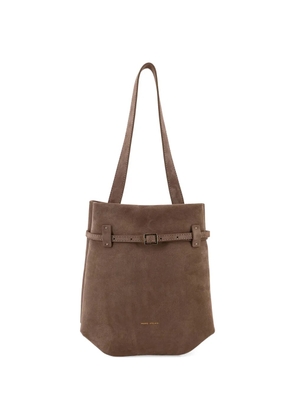 Manu Atelier mini Du Jour tote bag - Brown
