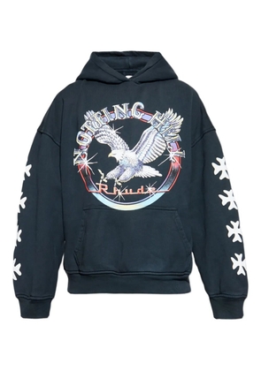 RHUDE Nottinh Hill eagle T-shirt - Black