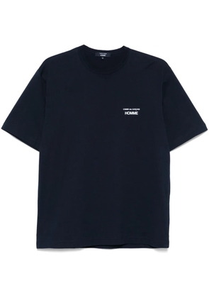 Comme des Garçons Homme logo-print T-shirt - Blue