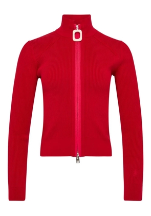JW Anderson zip-up cardigan - Red
