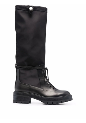 Aquazzura lace-up detail boots - Black