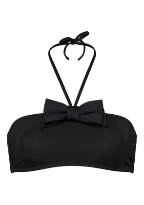 ERES Satin bandeau bikini top - Black