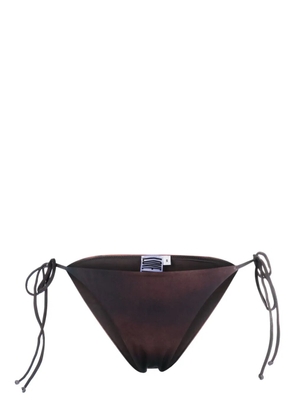 Jean Paul Gaultier tattoo-print bikini bottoms - Brown