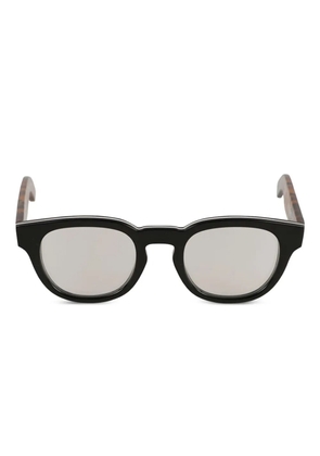 Kador Kosmo tortoiseshell round glasses - Black