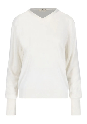 Ma'ry'ya V-neck sweater - White