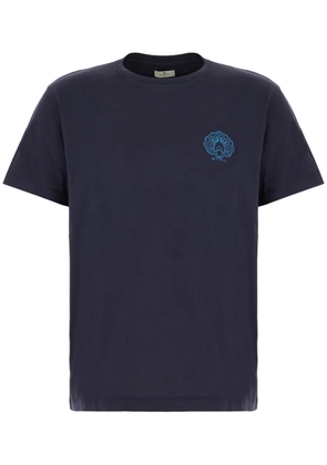 ETRO logo-print cotton T-shirt - Blue