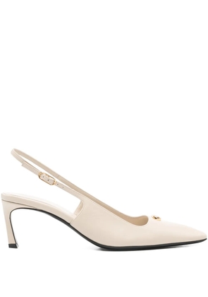 Sergio Rossi slingback pumps - Neutrals