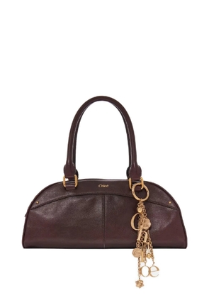 Chloé charm strap tote bag - Brown