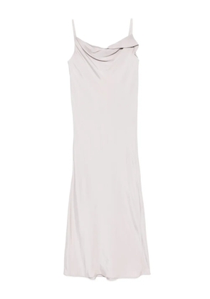 Recto Drapery Neckline Slip dress - Grey