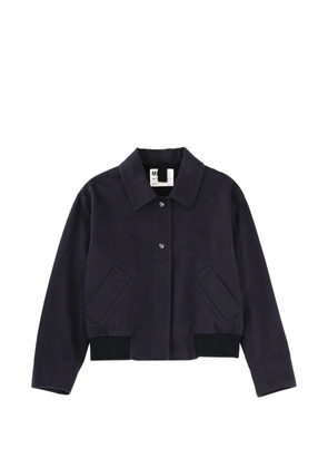 Margaret Howell cotton bomber jacket - Blue