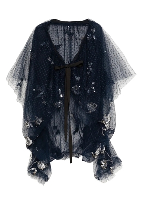 Biyan Rut cape - Blue