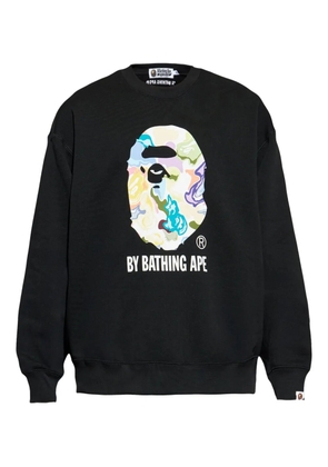 A BATHING APE® graphic crew-neck sweatshirt - Black