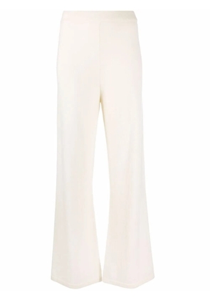 PAULA ribbed cashmere trousers - Neutrals