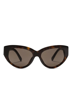 Dolce & Gabbana Eyewear DG Crossed cat-eye-frame sunglasses - Brown