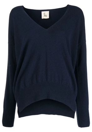 PAULA V-neck cashmere sweater - Blue