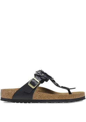 Birkenstock Gizeh Flowers toe-post sandals - Black