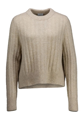 Allude rib-knit crew-neck sweater - Neutrals
