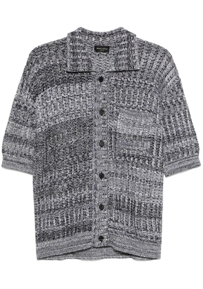 Roberto Collina open-knit shirt - Black