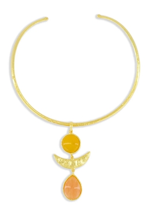 Sylvia Toledano Sunset geometric-pendent necklace - Gold