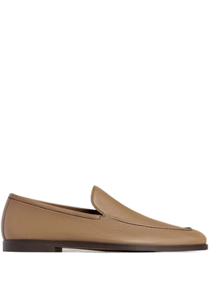 12 STOREEZ leather loafers - Neutrals