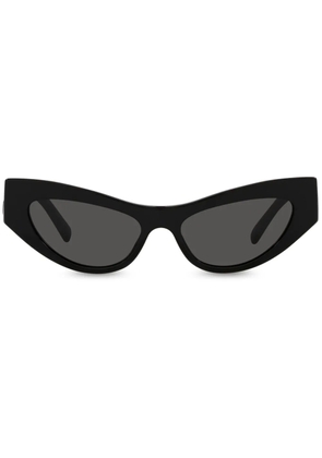 Dolce & Gabbana Eyewear logo-embossed cat-eye frame sunglasses - Black