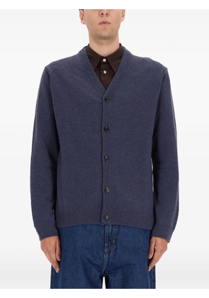 PS Paul Smith button V-neck cardigan - Blue
