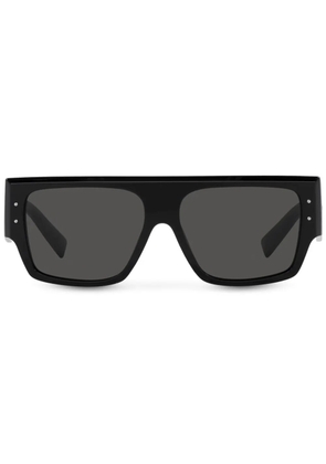 Dolce & Gabbana Eyewear tinted-lens rectangle-frame sunglasses - Black