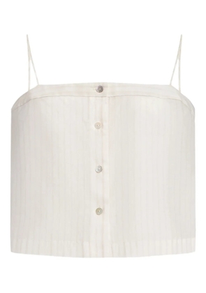 12 STOREEZ pinstripe blouse - White