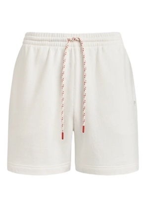 12 STOREEZ textured terry track shorts - White