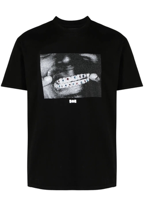 Nahmias graphic-print cotton T-shirt - Black