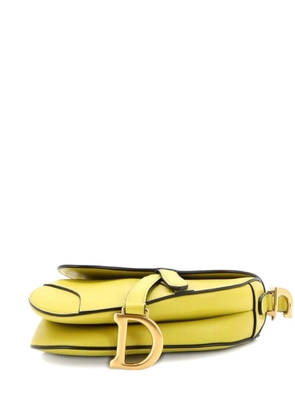 Christian Dior Pre-Owned Saddle Handbag Leather Mini shoulder bag - Green