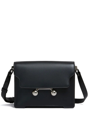 Marni medium Trunkaroo leather shoulder bag - Black