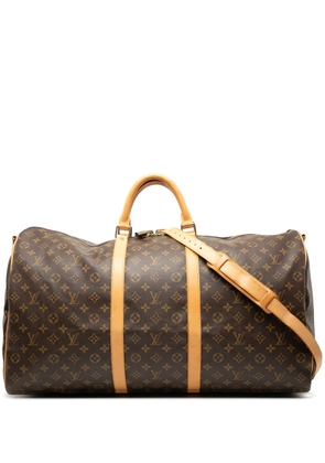 Louis Vuitton Pre-Owned 2003 Monogram Keepall Bandouliere 60 travel bag - Brown