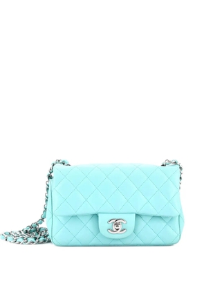 CHANEL Pre-Owned Classic Single Flap Bag Quilted Lambskin Mini crossbody bag - Blue