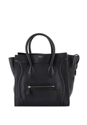 Celine Pre-Owned Luggage Bag Grainy Leather Mini tote bag - Black