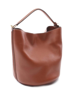 Celine Pre-Owned 2021 Smooth Calfskin Bucket 16 satchel - Brown